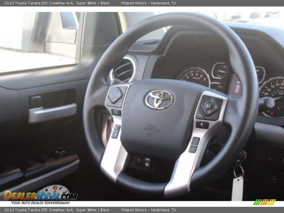2019 Toyota Tundra SR5 CrewMax 4x4 Super White / Black Photo #19