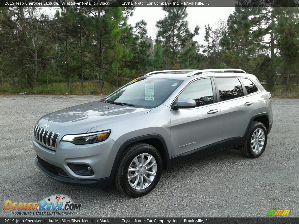 2019 Jeep Cherokee Latitude Billet Silver Metallic / Black Photo #1