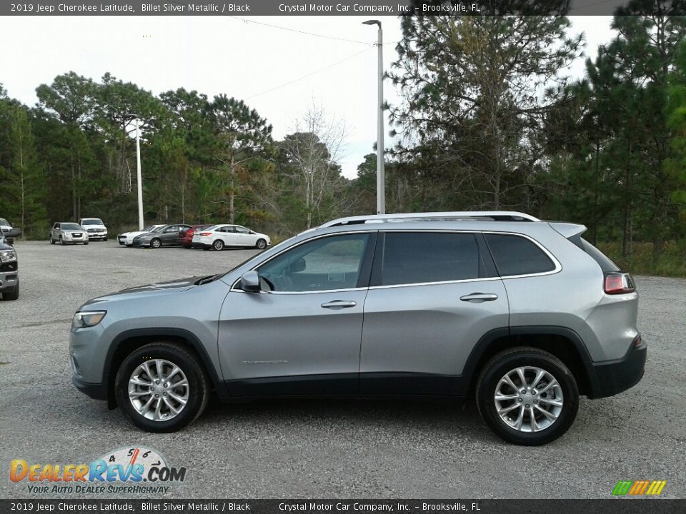 2019 Jeep Cherokee Latitude Billet Silver Metallic / Black Photo #2