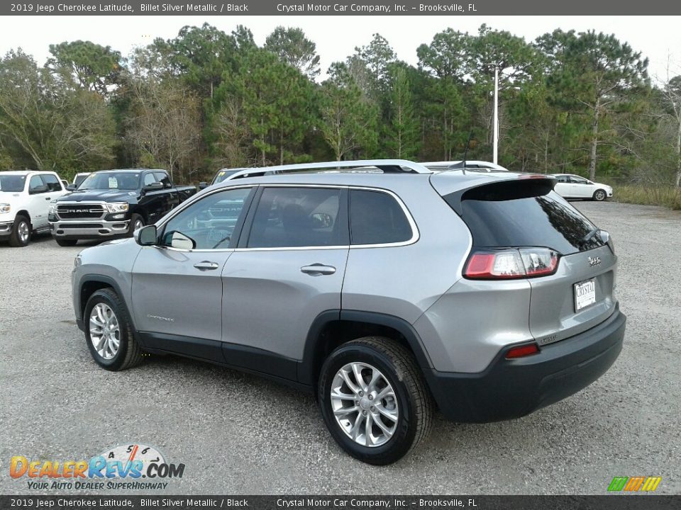 2019 Jeep Cherokee Latitude Billet Silver Metallic / Black Photo #3