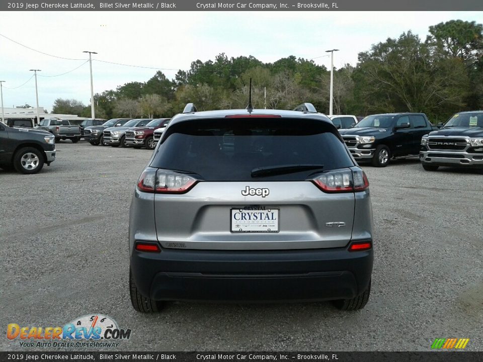 2019 Jeep Cherokee Latitude Billet Silver Metallic / Black Photo #4