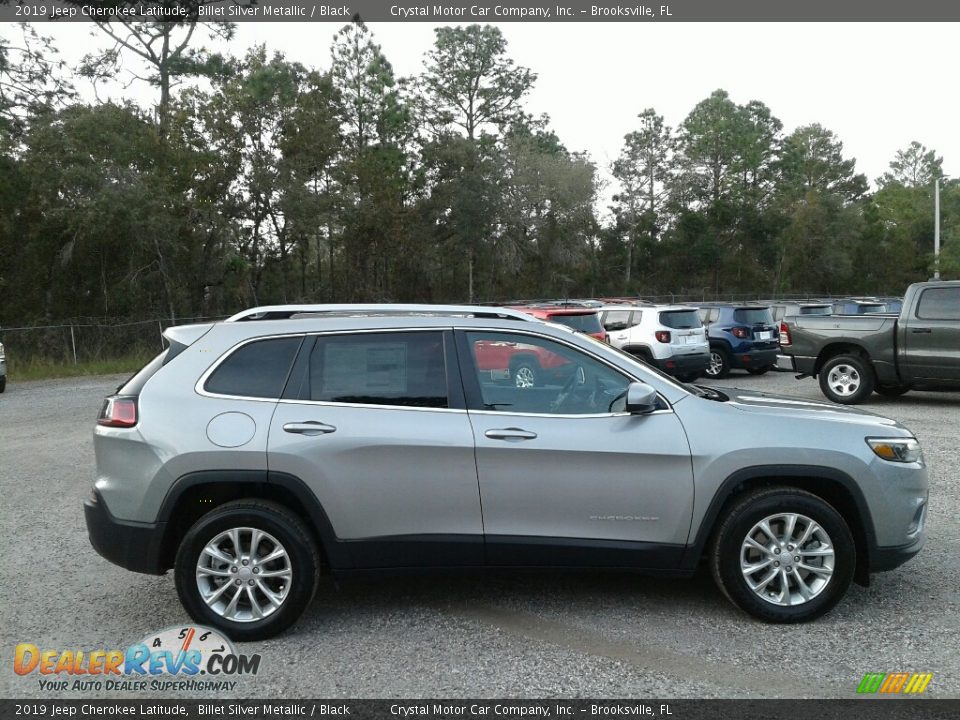 2019 Jeep Cherokee Latitude Billet Silver Metallic / Black Photo #6