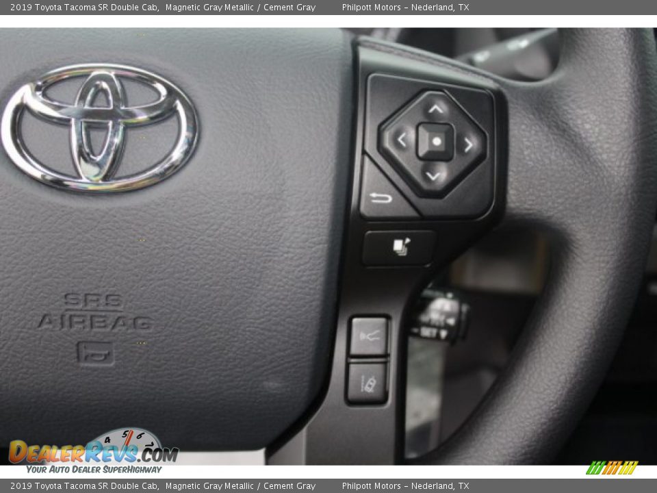 2019 Toyota Tacoma SR Double Cab Steering Wheel Photo #14