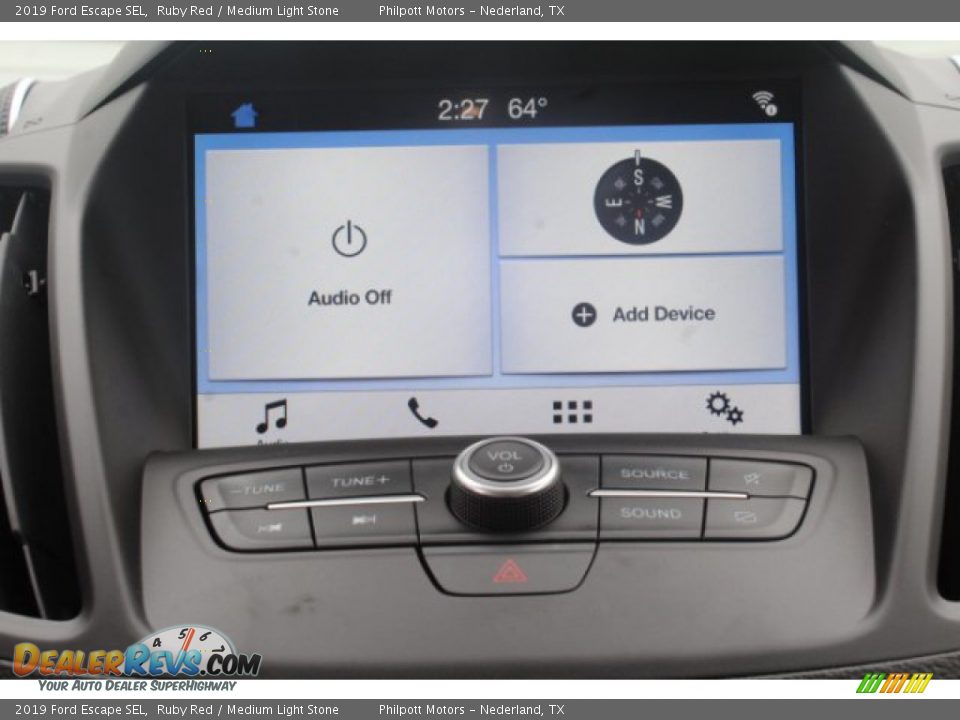 2019 Ford Escape SEL Ruby Red / Medium Light Stone Photo #11