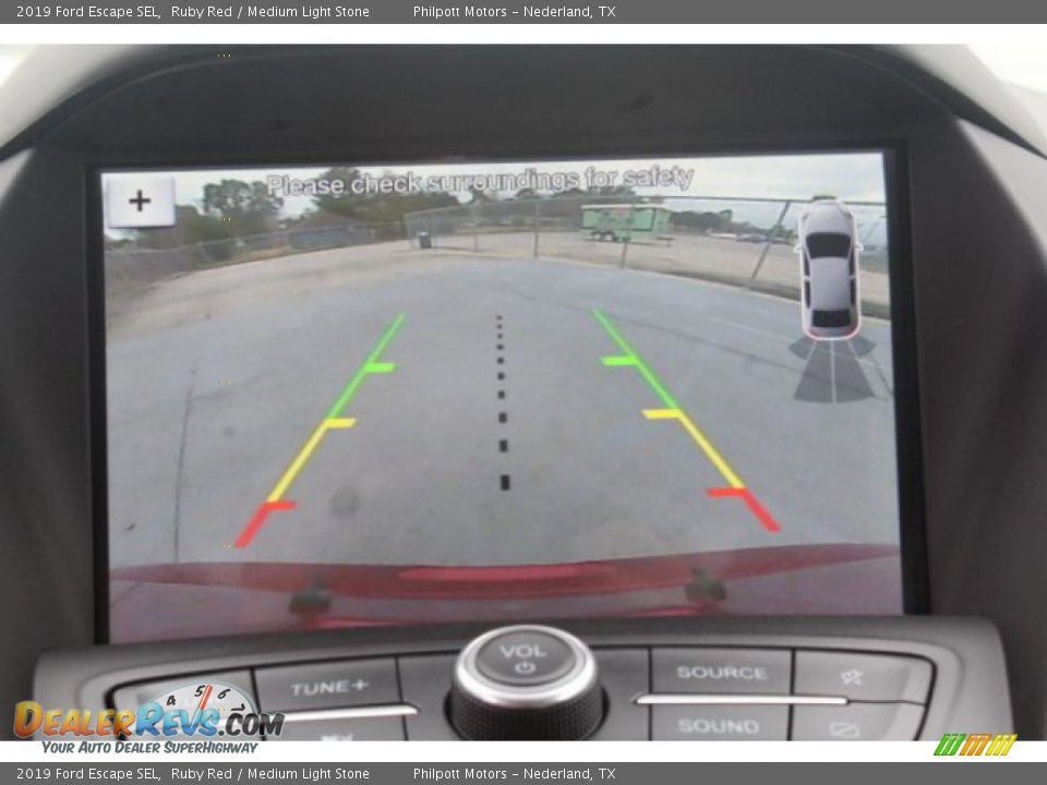2019 Ford Escape SEL Ruby Red / Medium Light Stone Photo #12