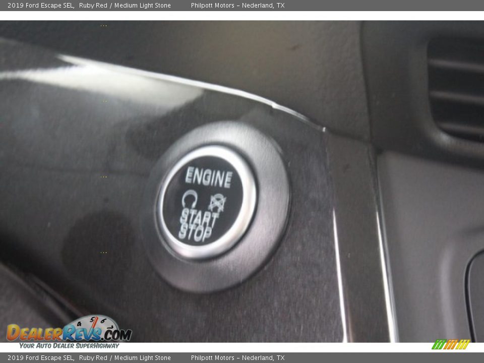 2019 Ford Escape SEL Ruby Red / Medium Light Stone Photo #14
