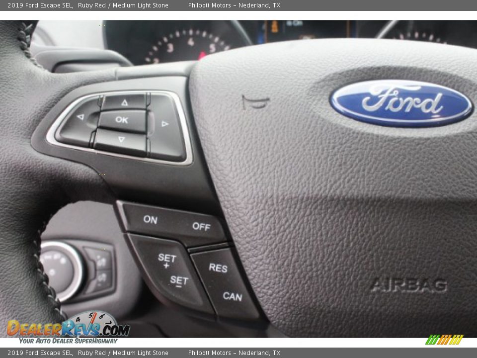 2019 Ford Escape SEL Ruby Red / Medium Light Stone Photo #15