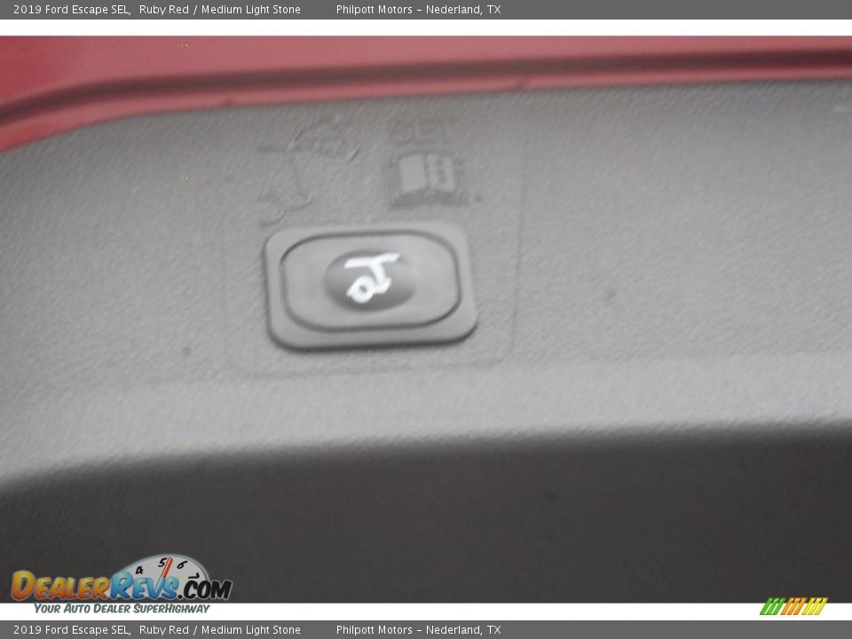 2019 Ford Escape SEL Ruby Red / Medium Light Stone Photo #22