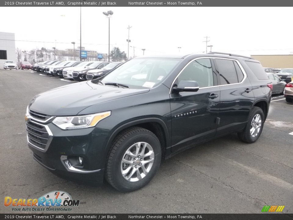 2019 Chevrolet Traverse LT AWD Graphite Metallic / Jet Black Photo #1