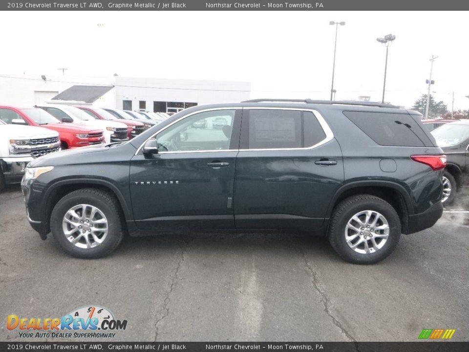 2019 Chevrolet Traverse LT AWD Graphite Metallic / Jet Black Photo #2