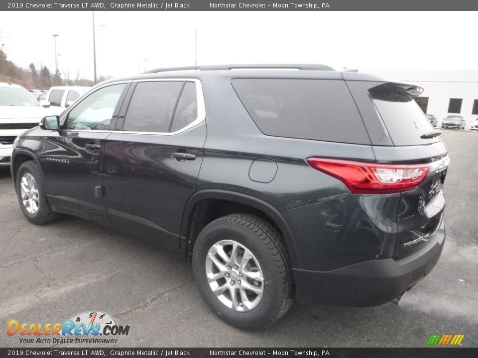 2019 Chevrolet Traverse LT AWD Graphite Metallic / Jet Black Photo #3
