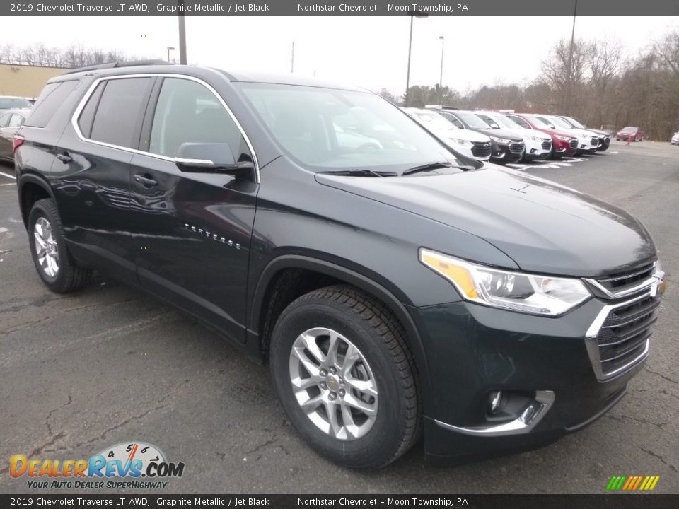 2019 Chevrolet Traverse LT AWD Graphite Metallic / Jet Black Photo #7