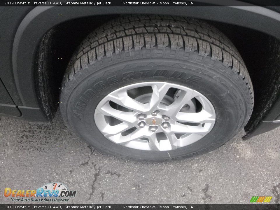 2019 Chevrolet Traverse LT AWD Graphite Metallic / Jet Black Photo #9