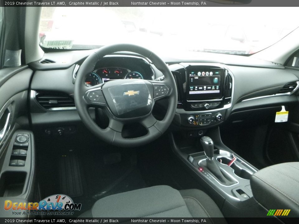 2019 Chevrolet Traverse LT AWD Graphite Metallic / Jet Black Photo #14
