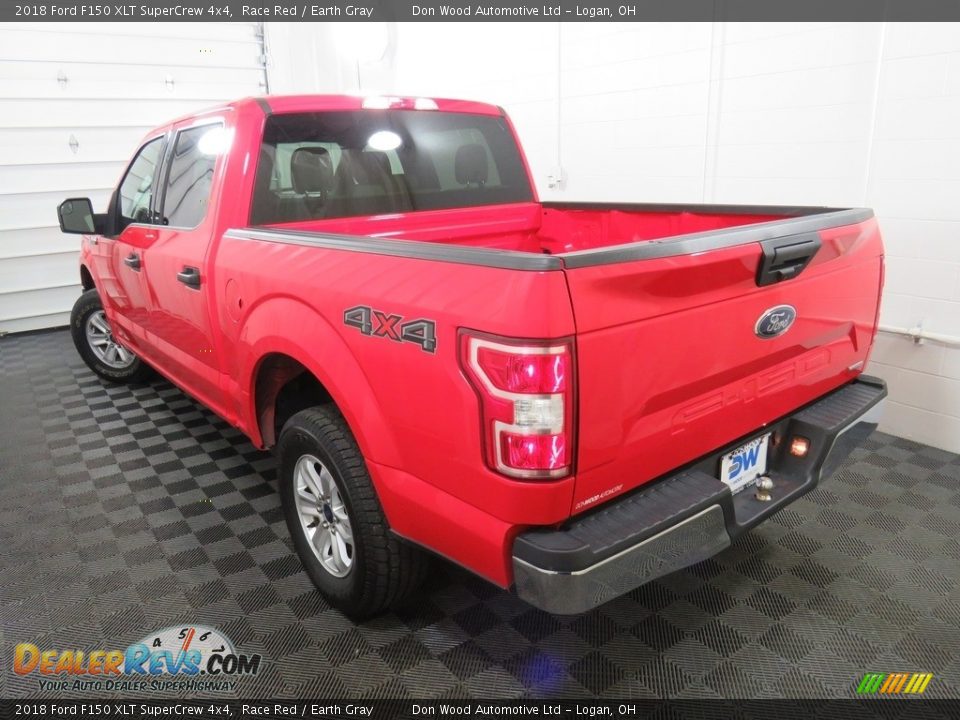 2018 Ford F150 XLT SuperCrew 4x4 Race Red / Earth Gray Photo #12