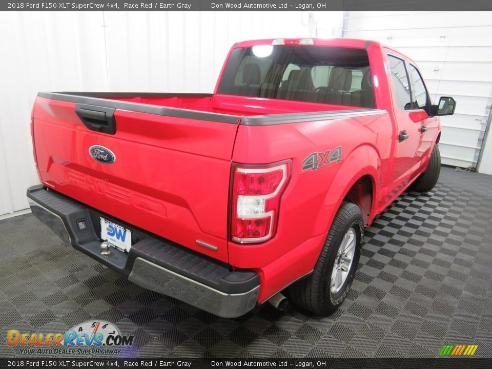 2018 Ford F150 XLT SuperCrew 4x4 Race Red / Earth Gray Photo #14