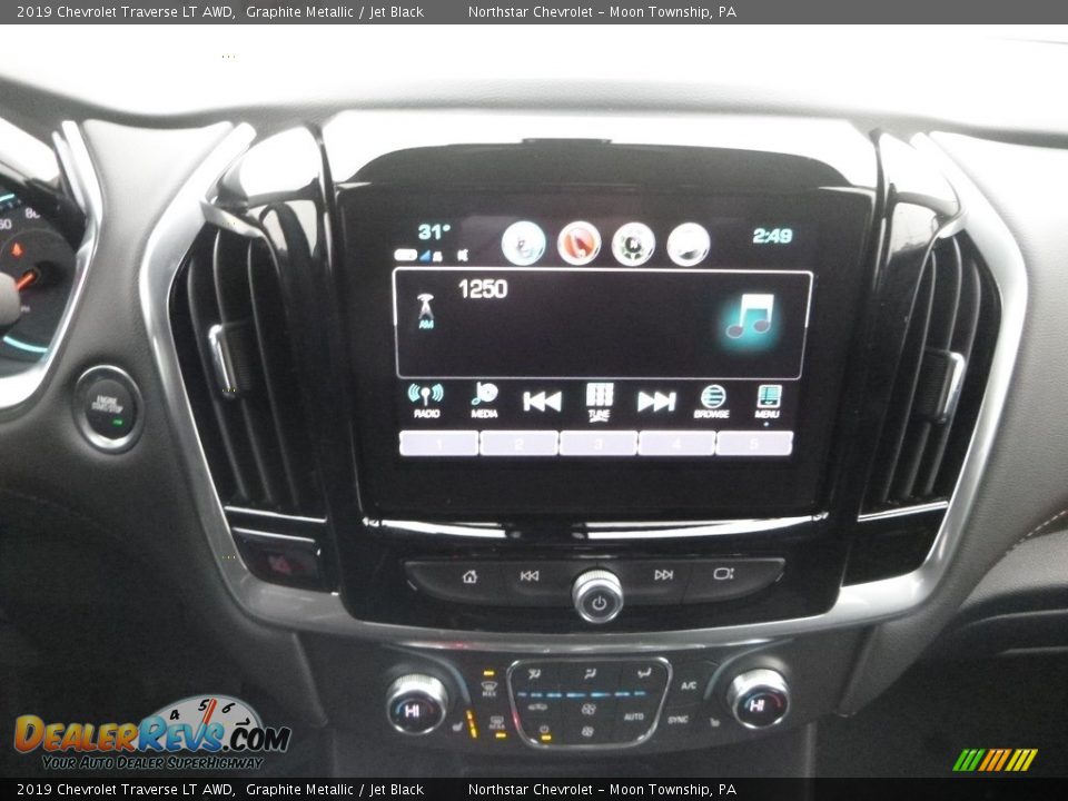 2019 Chevrolet Traverse LT AWD Graphite Metallic / Jet Black Photo #18