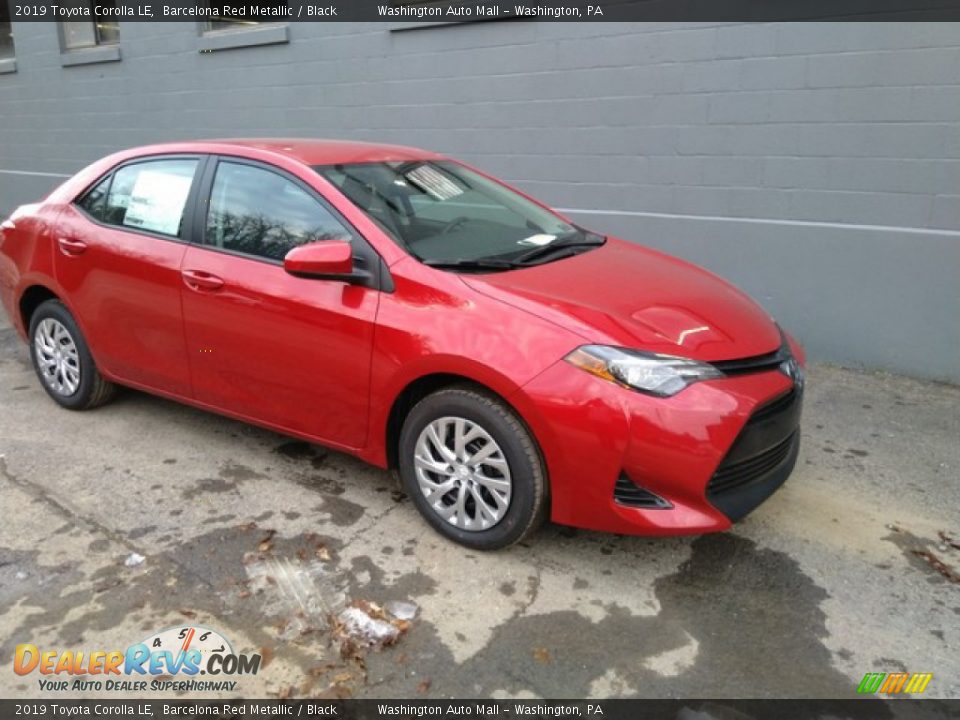 2019 Toyota Corolla LE Barcelona Red Metallic / Black Photo #1