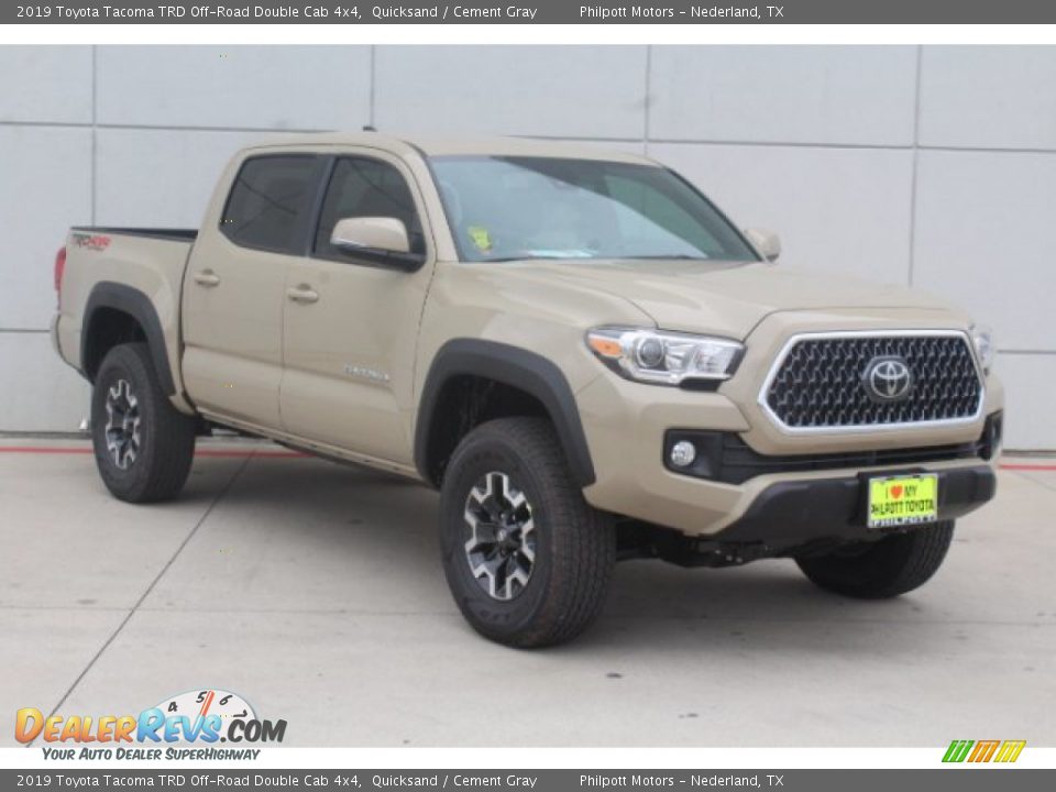 2019 Toyota Tacoma TRD Off-Road Double Cab 4x4 Quicksand / Cement Gray Photo #2