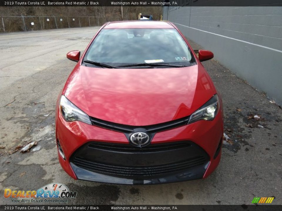 2019 Toyota Corolla LE Barcelona Red Metallic / Black Photo #8