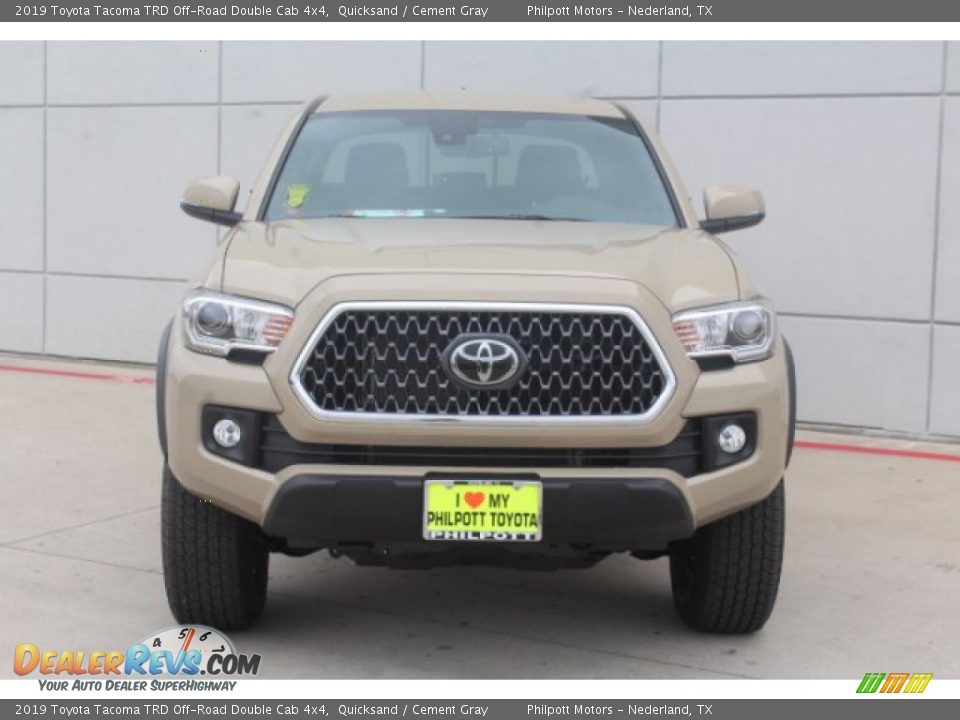 2019 Toyota Tacoma TRD Off-Road Double Cab 4x4 Quicksand / Cement Gray Photo #3