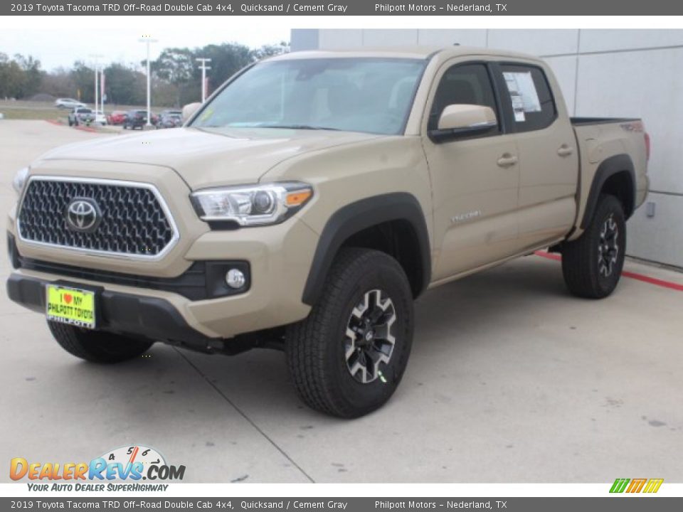 2019 Toyota Tacoma TRD Off-Road Double Cab 4x4 Quicksand / Cement Gray Photo #4