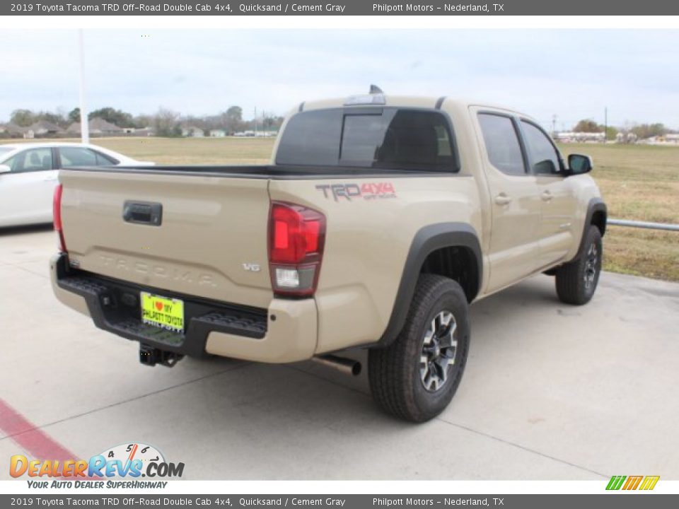 2019 Toyota Tacoma TRD Off-Road Double Cab 4x4 Quicksand / Cement Gray Photo #8