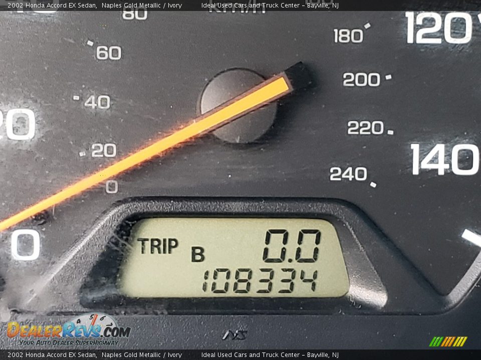 2002 Honda Accord EX Sedan Naples Gold Metallic / Ivory Photo #23