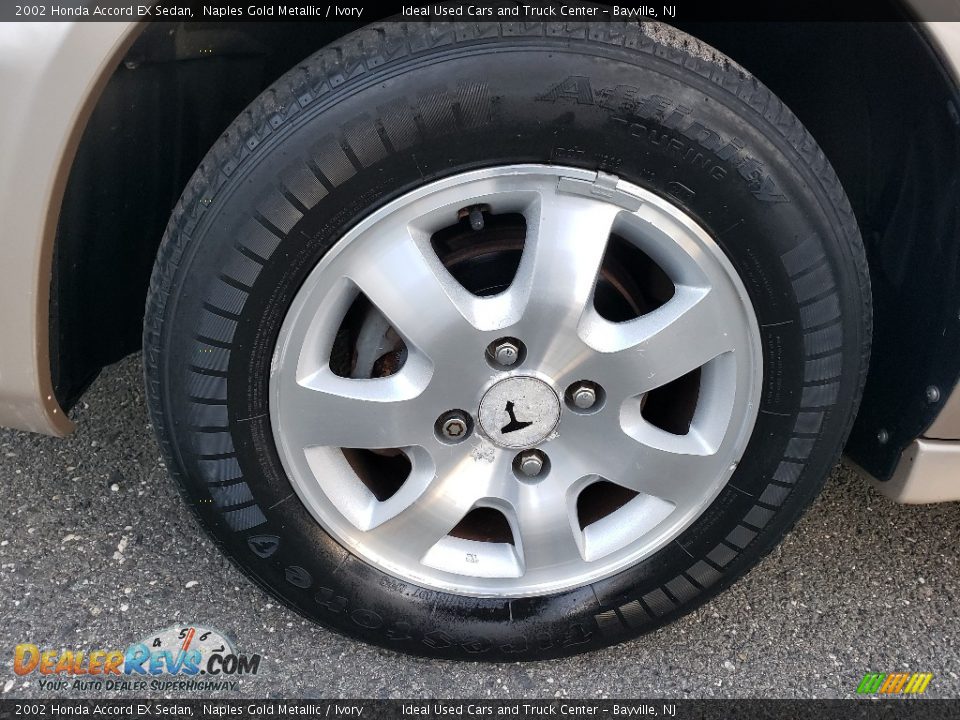 2002 Honda Accord EX Sedan Naples Gold Metallic / Ivory Photo #24