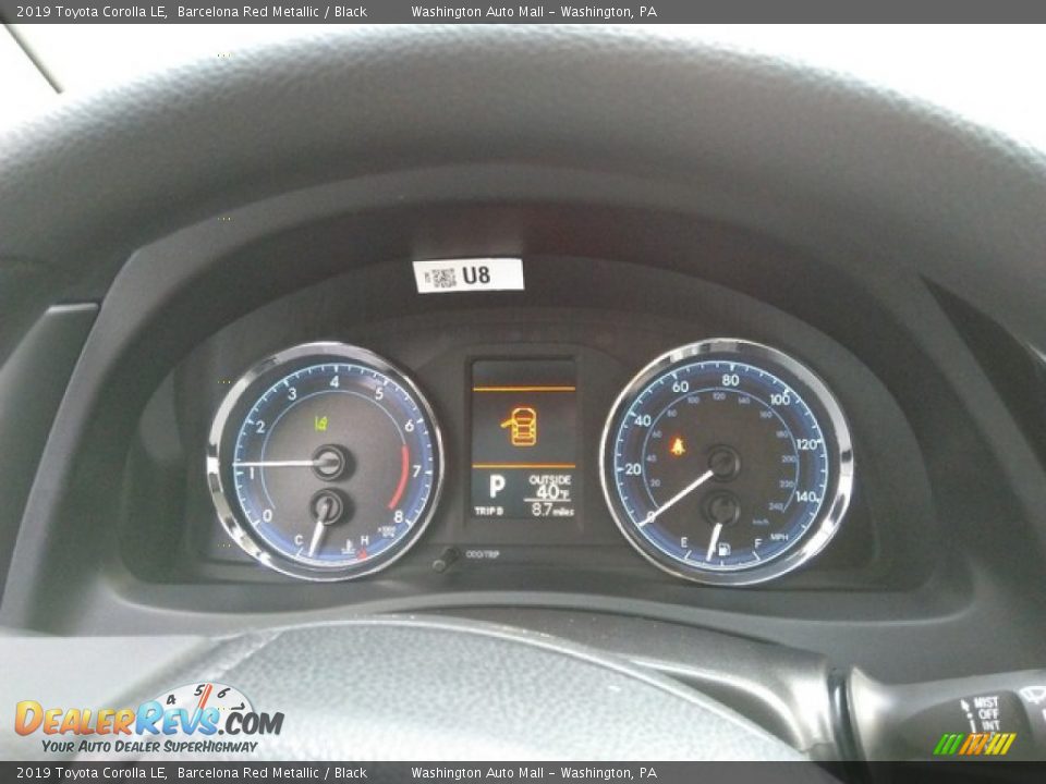 2019 Toyota Corolla LE Gauges Photo #17