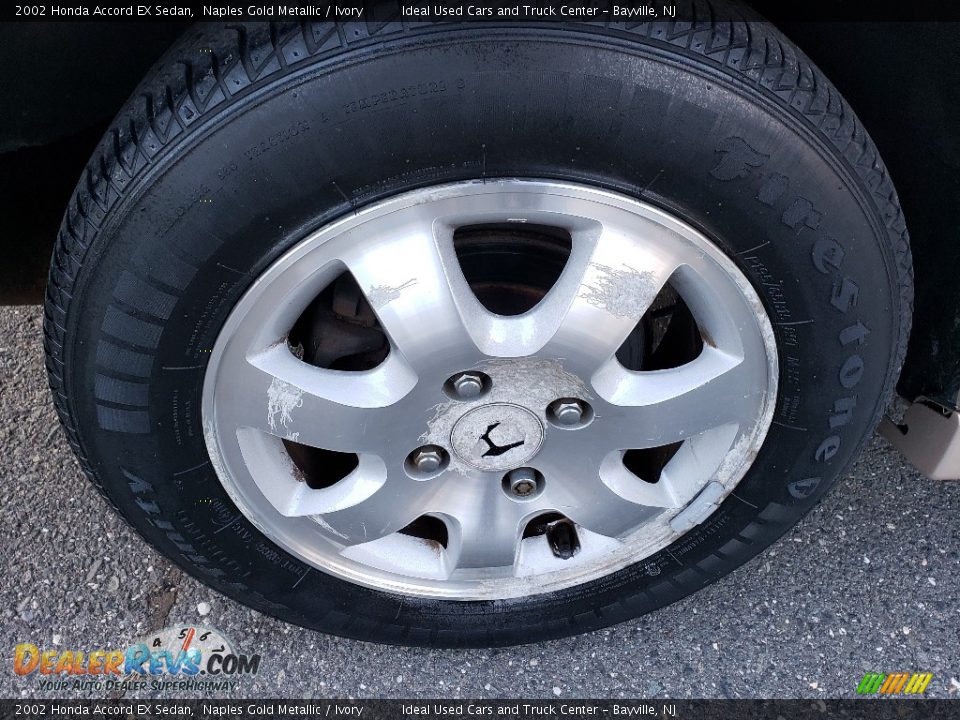 2002 Honda Accord EX Sedan Naples Gold Metallic / Ivory Photo #26