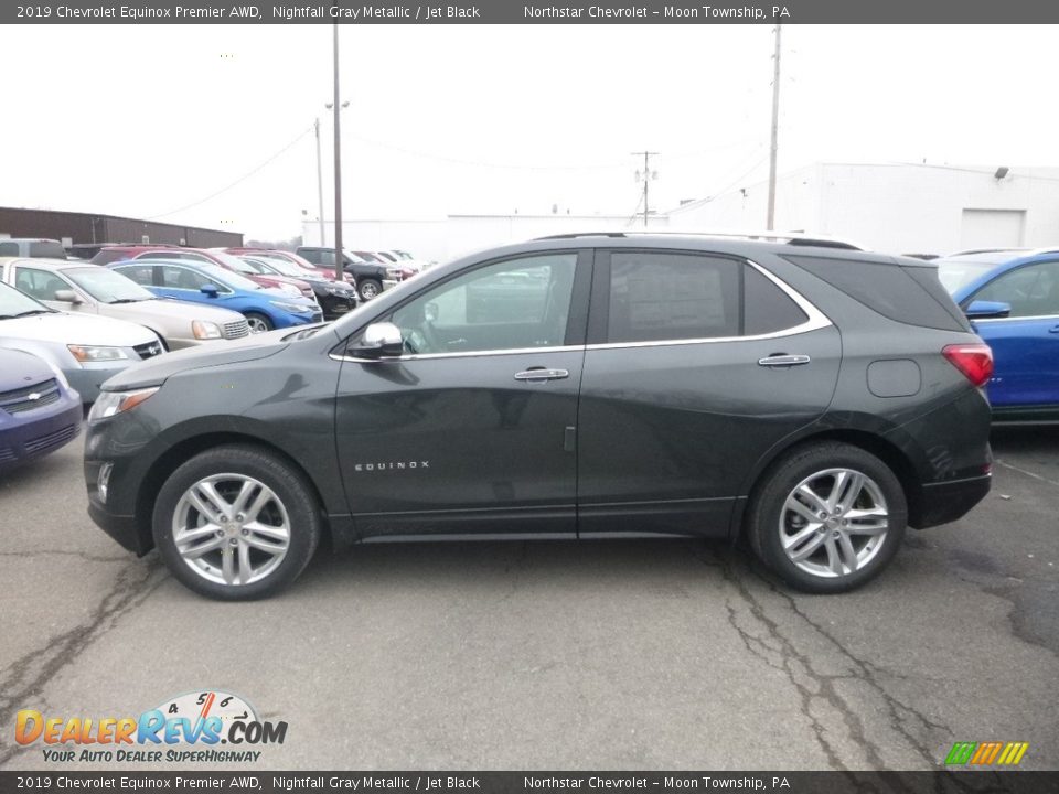 2019 Chevrolet Equinox Premier AWD Nightfall Gray Metallic / Jet Black Photo #2