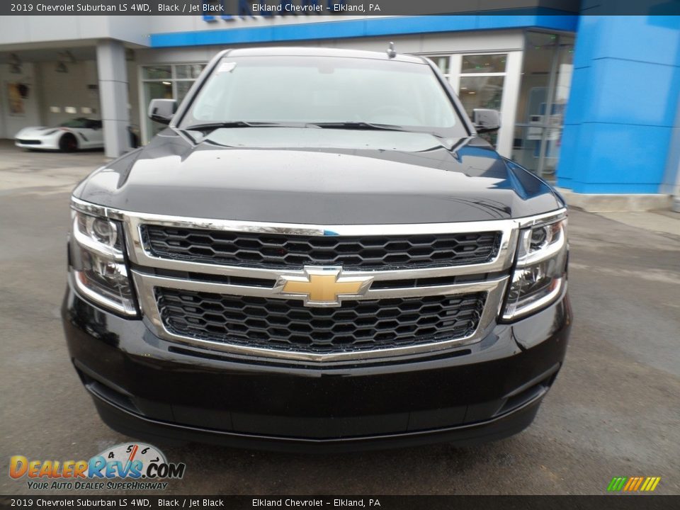 2019 Chevrolet Suburban LS 4WD Black / Jet Black Photo #2