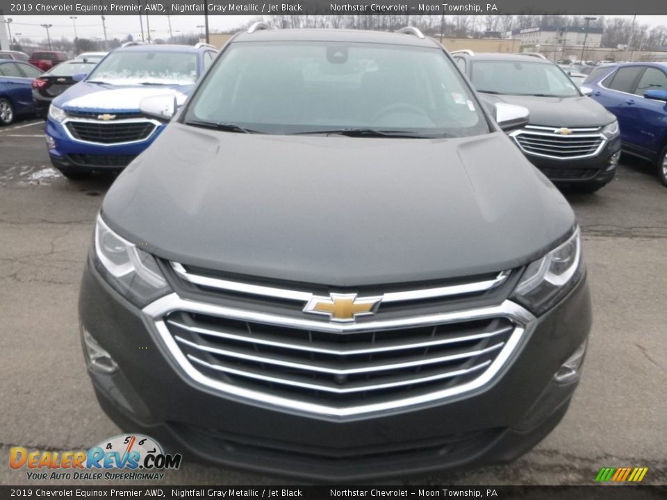 2019 Chevrolet Equinox Premier AWD Nightfall Gray Metallic / Jet Black Photo #8