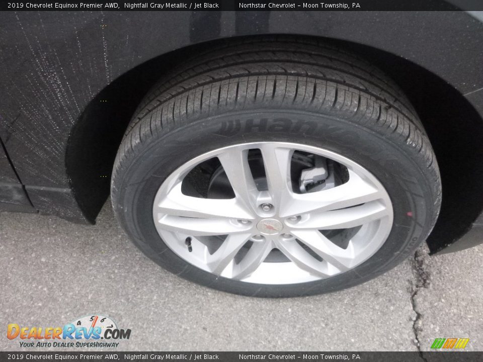 2019 Chevrolet Equinox Premier AWD Nightfall Gray Metallic / Jet Black Photo #9