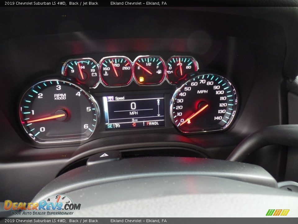 2019 Chevrolet Suburban LS 4WD Black / Jet Black Photo #23