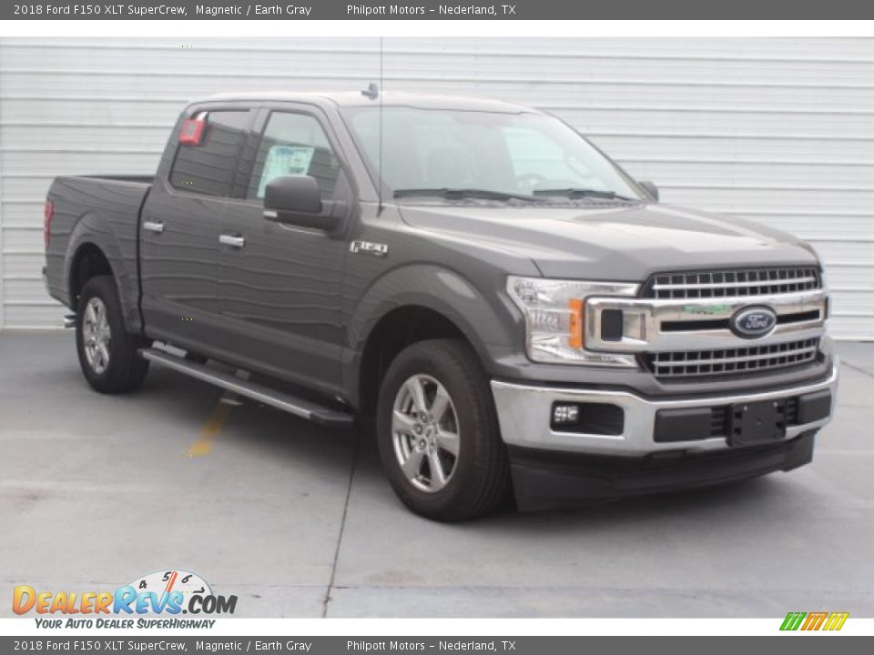 2018 Ford F150 XLT SuperCrew Magnetic / Earth Gray Photo #2