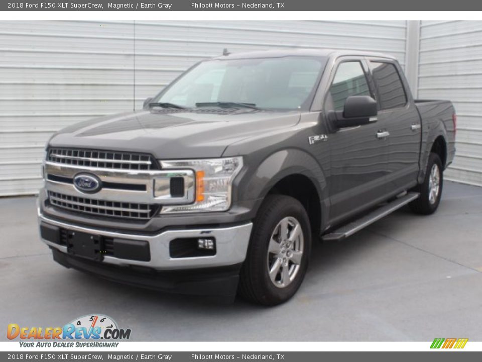 2018 Ford F150 XLT SuperCrew Magnetic / Earth Gray Photo #4