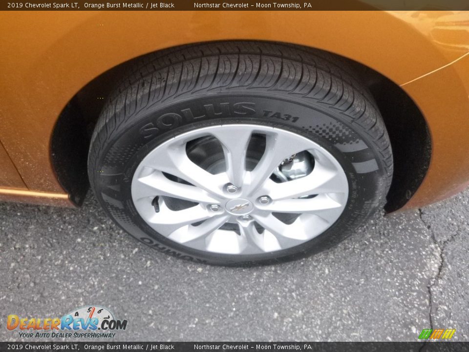 2019 Chevrolet Spark LT Orange Burst Metallic / Jet Black Photo #9