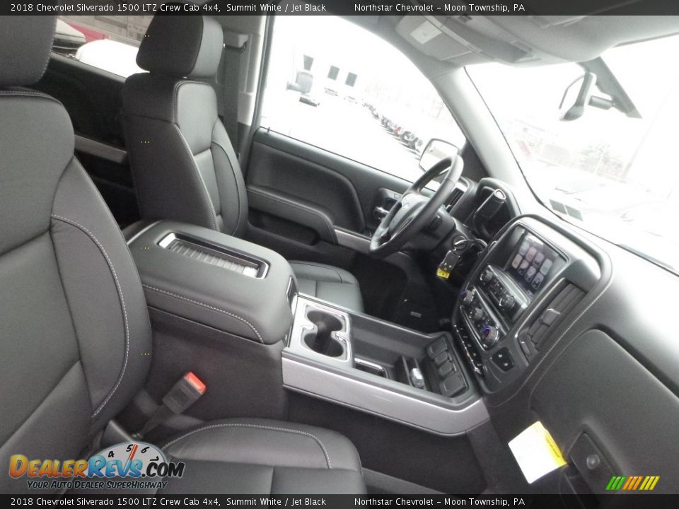 2018 Chevrolet Silverado 1500 LTZ Crew Cab 4x4 Summit White / Jet Black Photo #10