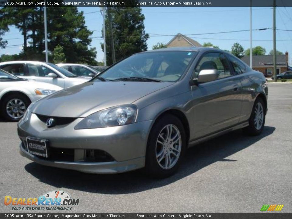 2005 Acura RSX Sports Coupe Magnesium Gray Metallic / Titanium Photo #1