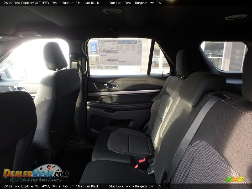 2019 Ford Explorer XLT 4WD White Platinum / Medium Black Photo #11