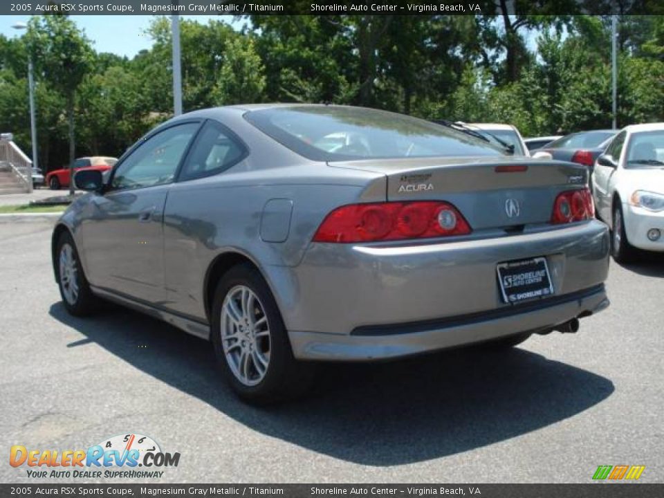 2005 Acura RSX Sports Coupe Magnesium Gray Metallic / Titanium Photo #3