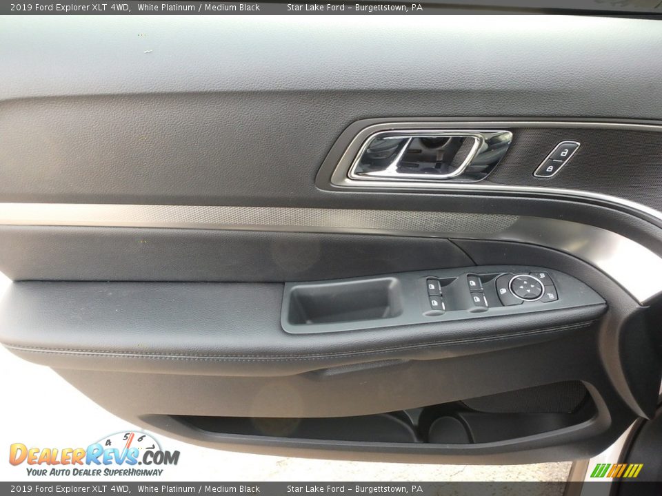 2019 Ford Explorer XLT 4WD White Platinum / Medium Black Photo #14