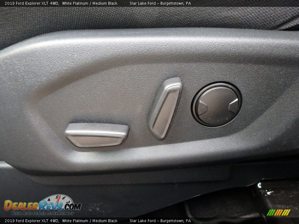 2019 Ford Explorer XLT 4WD White Platinum / Medium Black Photo #15