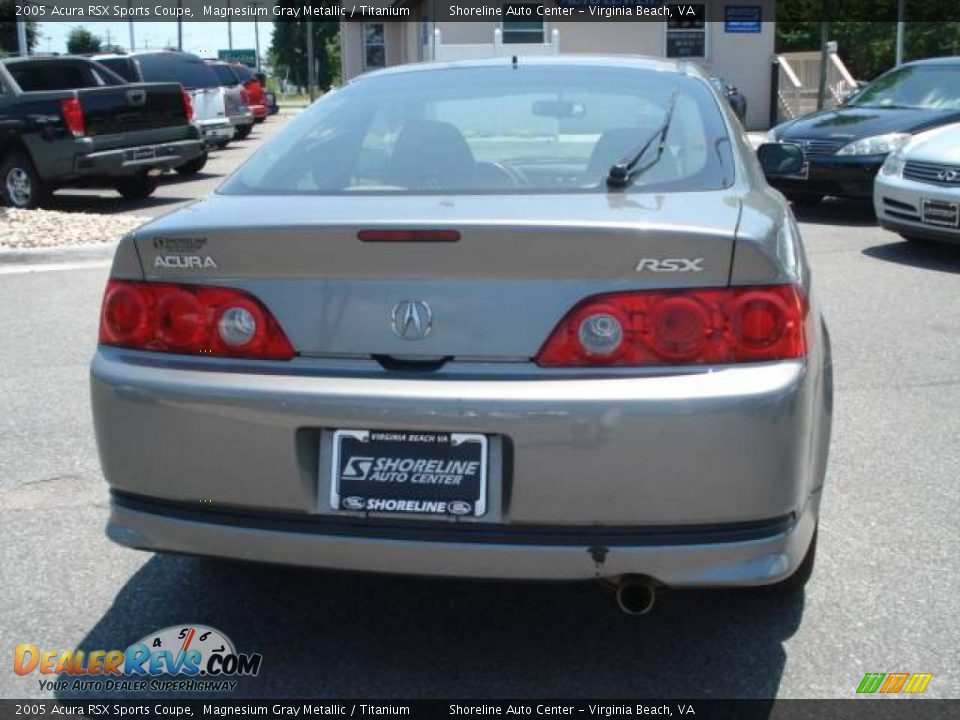 2005 Acura RSX Sports Coupe Magnesium Gray Metallic / Titanium Photo #4