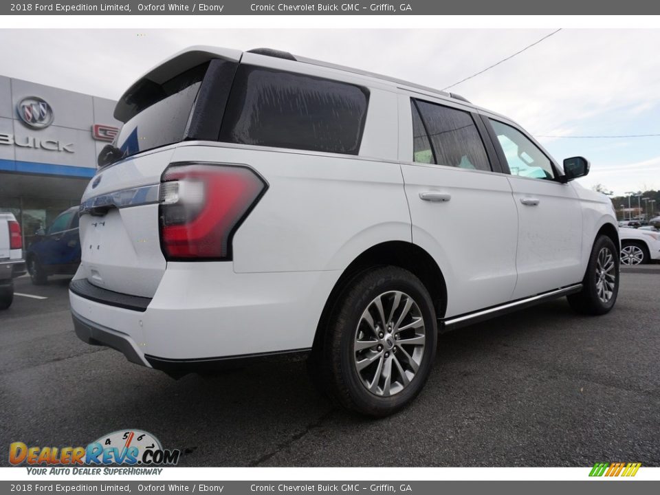 2018 Ford Expedition Limited Oxford White / Ebony Photo #13