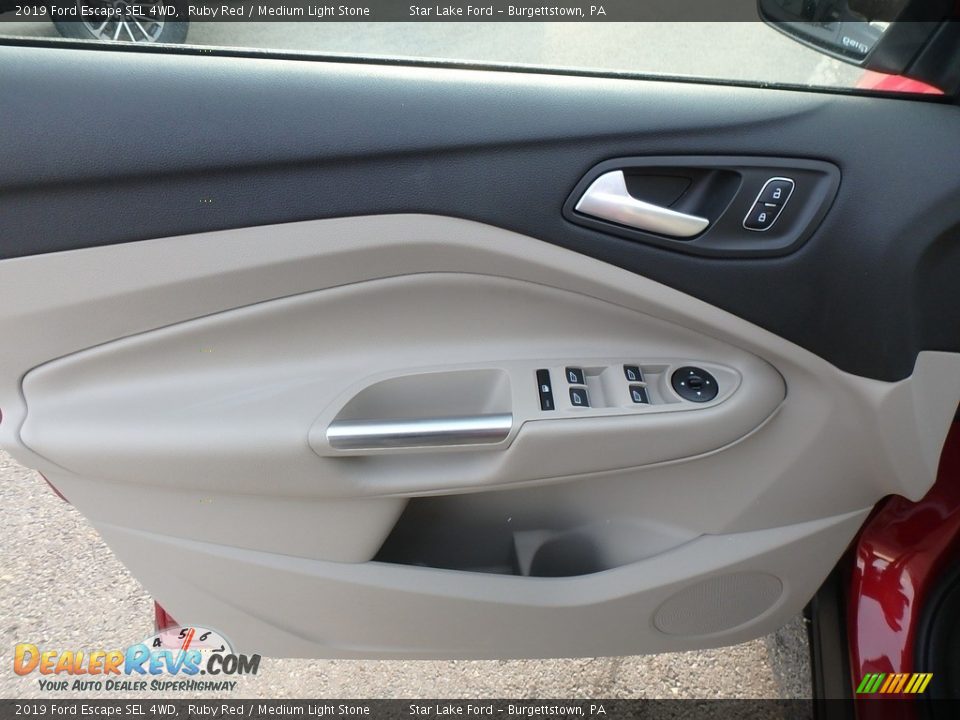 2019 Ford Escape SEL 4WD Ruby Red / Medium Light Stone Photo #13