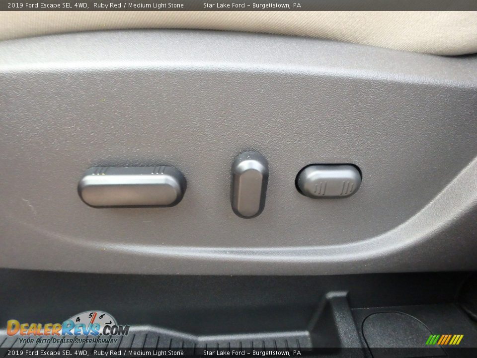 2019 Ford Escape SEL 4WD Ruby Red / Medium Light Stone Photo #16