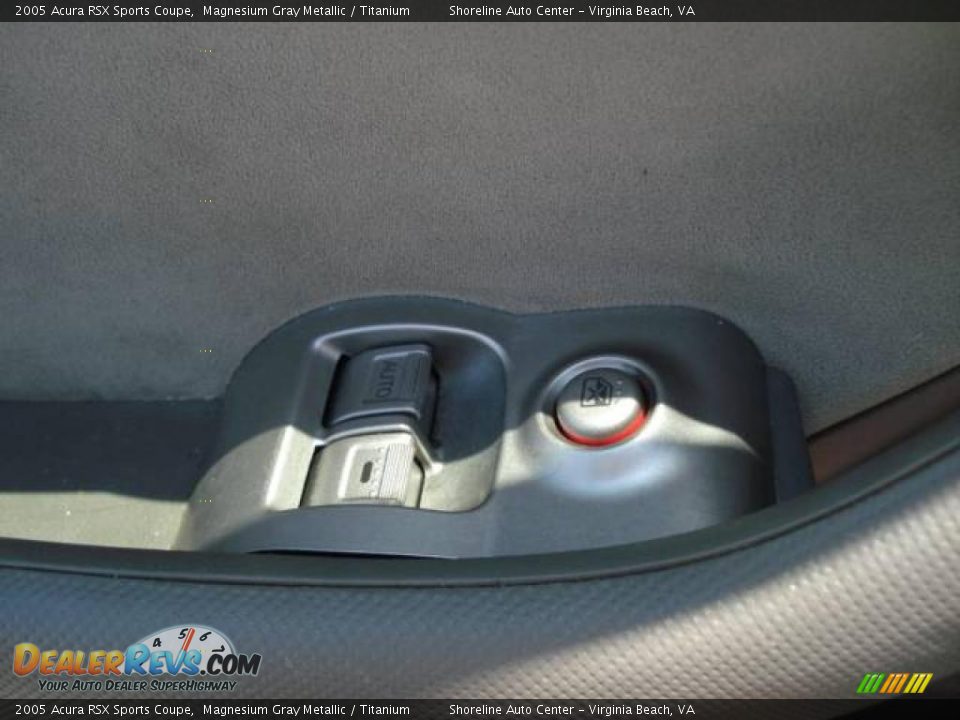 2005 Acura RSX Sports Coupe Magnesium Gray Metallic / Titanium Photo #14